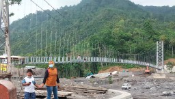 Jembatan Layang Terpanjang di Jatim Membentang di Kaki Semeru Lumajang