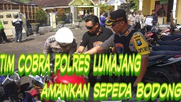 Video : Tim Cobra Geledah Sepeda Bodong di Desa Kalidilem Lumajang