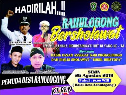 Yuk.! Hadiri Gebyar Sholawat dan Gambus Jalsa Nurul Musthofa Desa Ranulogong