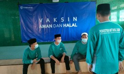 Santri Miftahul Ulum Bakid Lumajang Mulai Divaksin Covid 19