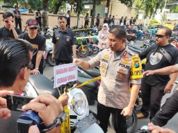 Inilah Puluhan Motor Bodong Terdeteksi Pemiliknya, Silakan Diambil di Mapolres