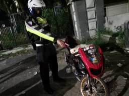 Patroli Sahur Satlantas Polres Lumajang Temukan 10 Motor Tak Standar