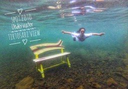 Spot Foto Underwater di  Tirtosari View Diburu Kalangan Milenial