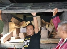 Angkut Pakai Truck Pasir, Maling Kayu Jati Diringkus