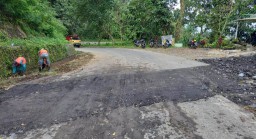 Lokasi Jalan Retak di Piket Nol Lumajang Pernah Longsor