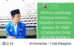 Innalillah, Muslimin Ghozali Ketua Cabang PMII Lumajang Terpilih Meninggal