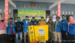 PMII Syarifuddin Lumajang Salurkan Sembako Bagi Warga Banyuputih Lor