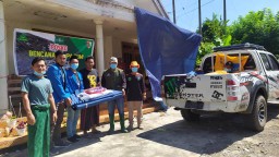 PMII Lumajang Salurkan Donasi Hasil Galang Dana Bagi Korban Gempa