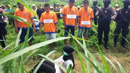 Mencengangkan..! Ini Hasil Reka Adegan Pemerkosaan Gadis Kunir Dikebun Singkong