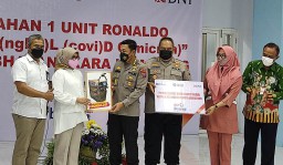 RS Bhayangkara Lumajang Miliki Robot Penangkal Covid Omicron