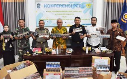 Pemkab Lumajang Sita Ribuan Rokok Ilegal Selama 4 Bulan