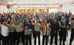 Kapolres Arsal Ajak Satgas Keamanan Desa Sukseskan Pileg dan Pilpres 2019