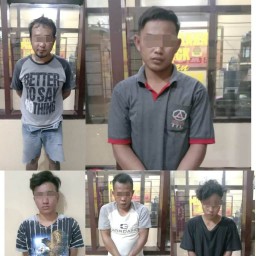 5 Kawanan Maling Pembobol Sekolah di Tempeh Lumajang Diringkus Polisi