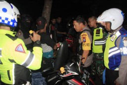 Tim Tangguh Polres Lumajang Razia 26 Motor Bodong Malam Tahun Baru