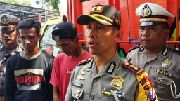 Video Viral..! Polres Lumajang Amankan Sopir Truck Oleng Mama Goyang