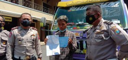 Agung Sang Sopir Truck Oleng Diamankan Oleh Satlantas Polres Lumajang