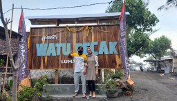 Libur Tahun Baru Watu Pecak Lumajang Masih Jadi Pilihan Liburan