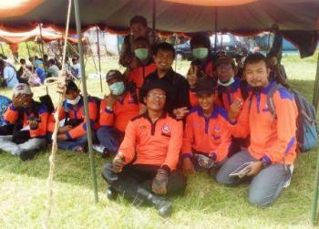 FKWL dan Forpena Ambil Bagian Dalam Gladi Lapang Bencana Letusan Semeru