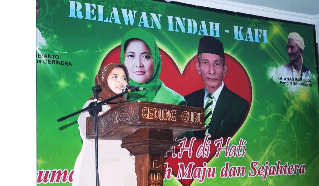 Pasangan Indah-Kafi Ajak Warga Lumajang Ciptakan Pilkada Damai
