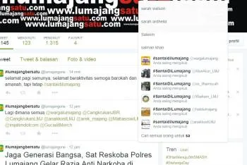 Wow..! Gerakan Twitter #Santaidilumajang Terus Populer dan Mendunia