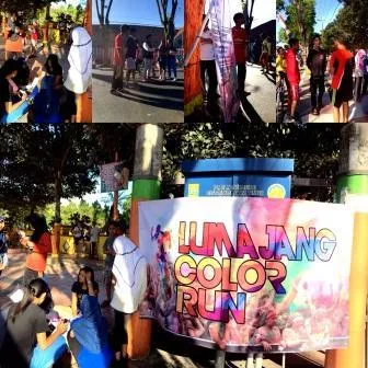 Wow..!!! Diminati Kalangan Pelajar, Peserta Color Run 2015 Lumajang Nyaris Tembus Seribu Peserta