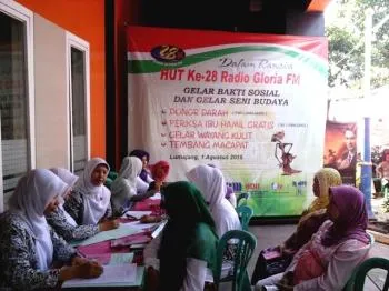 HUT 28 Tahun Gloria FM, Periksa Ibu Hamil Gandeng IBI