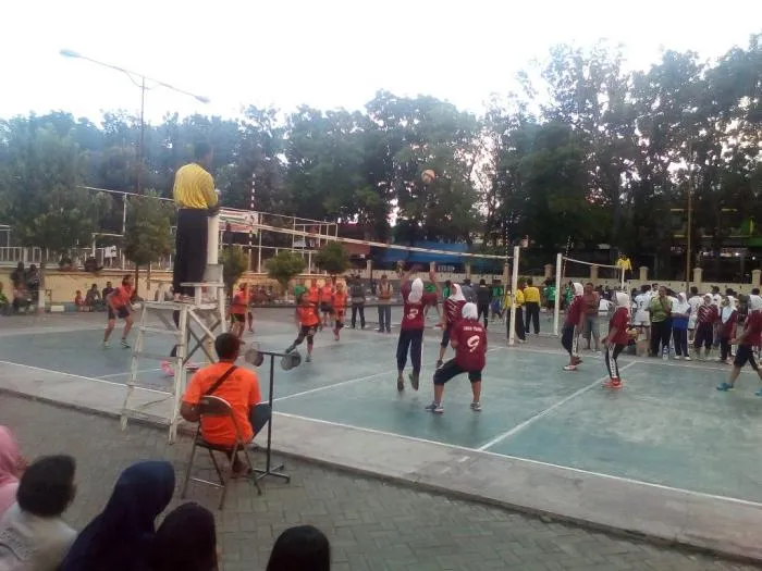 Meriah, Puluhan Club Bola Volly mengikuti Piala KONI 2016