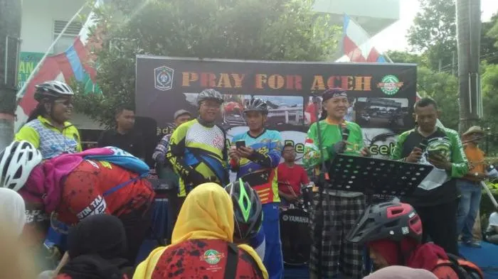 Gowes Bareng Peduli Aceh Terkumpul Dana Rp. 21 Juta
