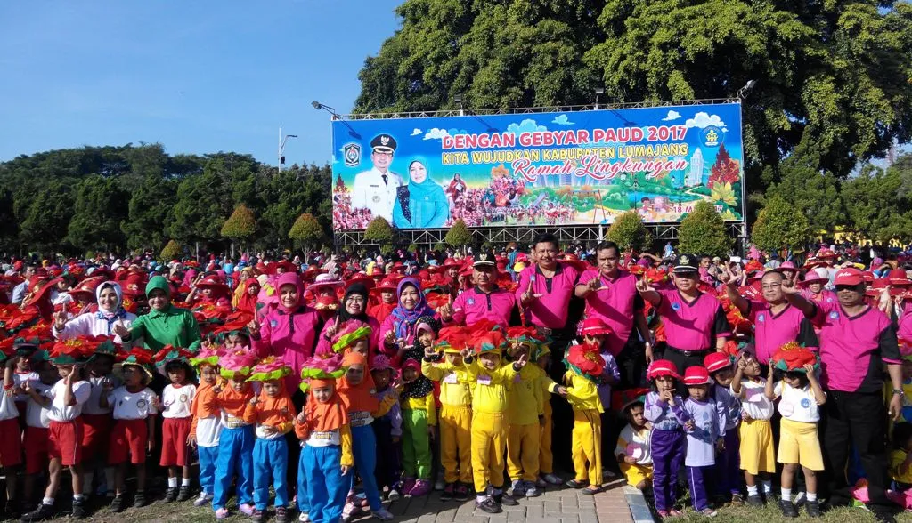 Angkat Tema Ramah Lingkungan, Gebyar PAUD 2017 "I Like Lumajang"