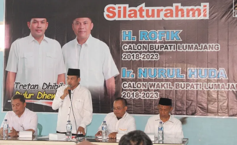 H. Rofik Gandeng Nurul Huda Maju Pilkada Lumajang 2018