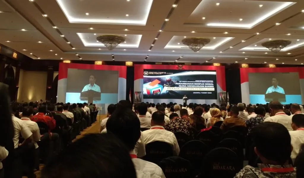 Pemkab Lumajang Ikukti Rakornas Pencegahan Konflik Jelang Pilkada