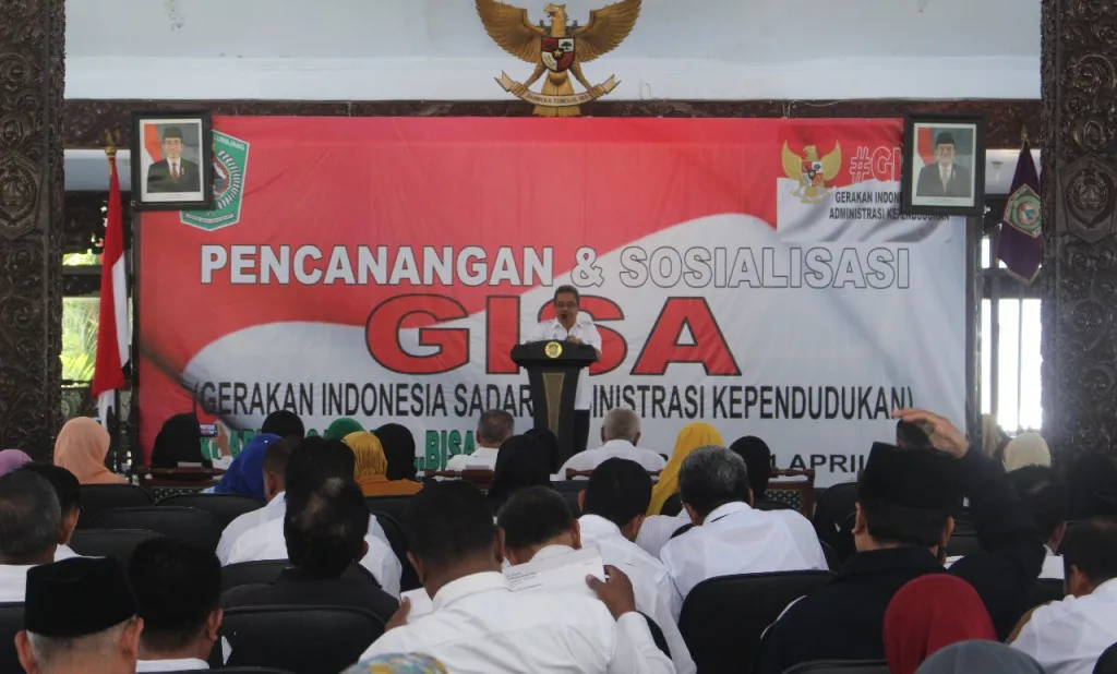 Canangkan GISA, Menuju Masyarakat Lumajang Tertib Administrasi Kependudukan