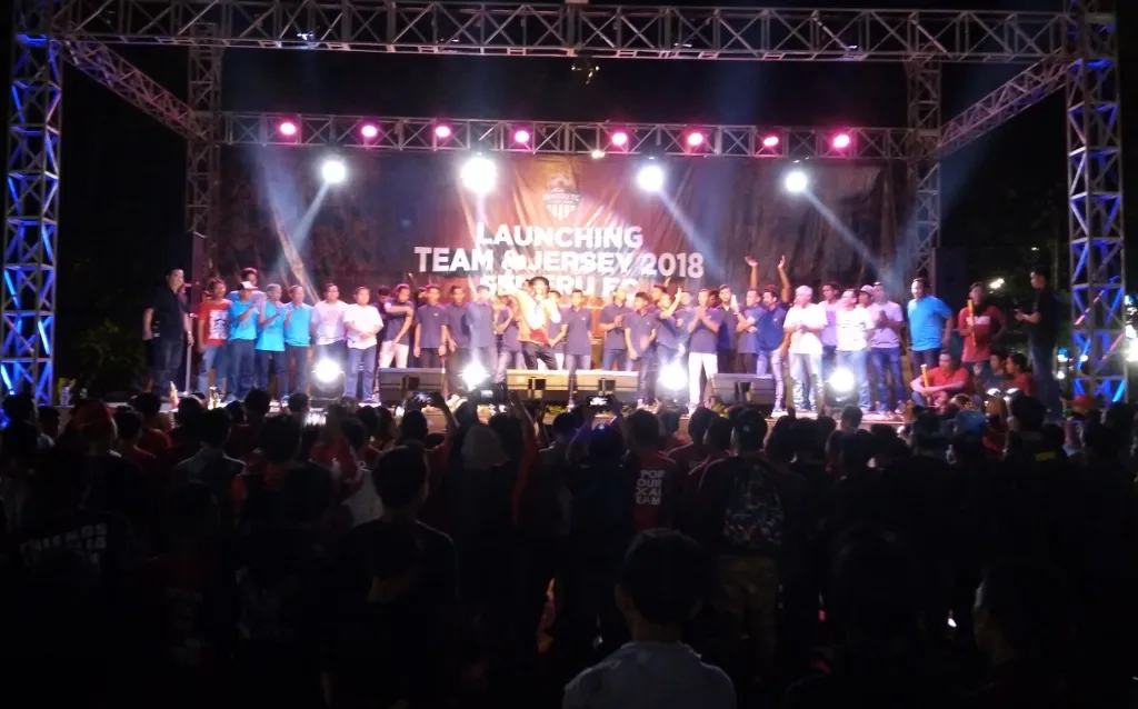 Launching Team dan Jersey Semeru FC Dipenuhi Ribuan Semeru Mania