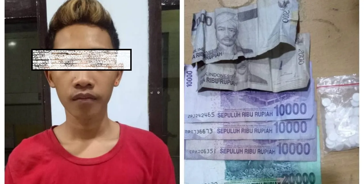 Apes, Oki Jualan Pil Koplo di Pasirian Ditangkap Polisi