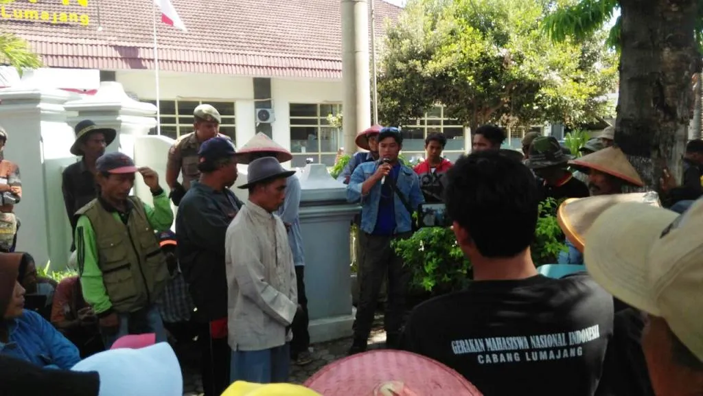 GMNI Lumajang Dampingi Konflik Lahan Milik Warga Pandanwangi