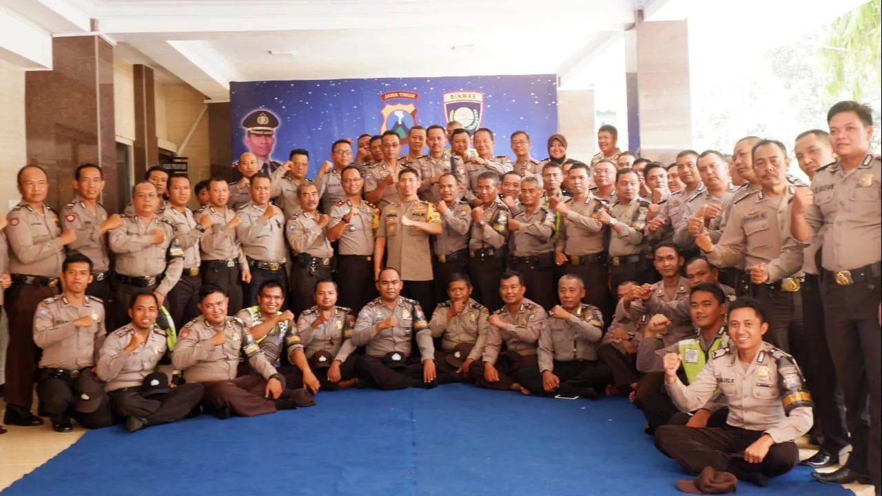 Kapolres AKBP Arsal Sahban Beri Motivasi 205 Bhabinkamtibmas