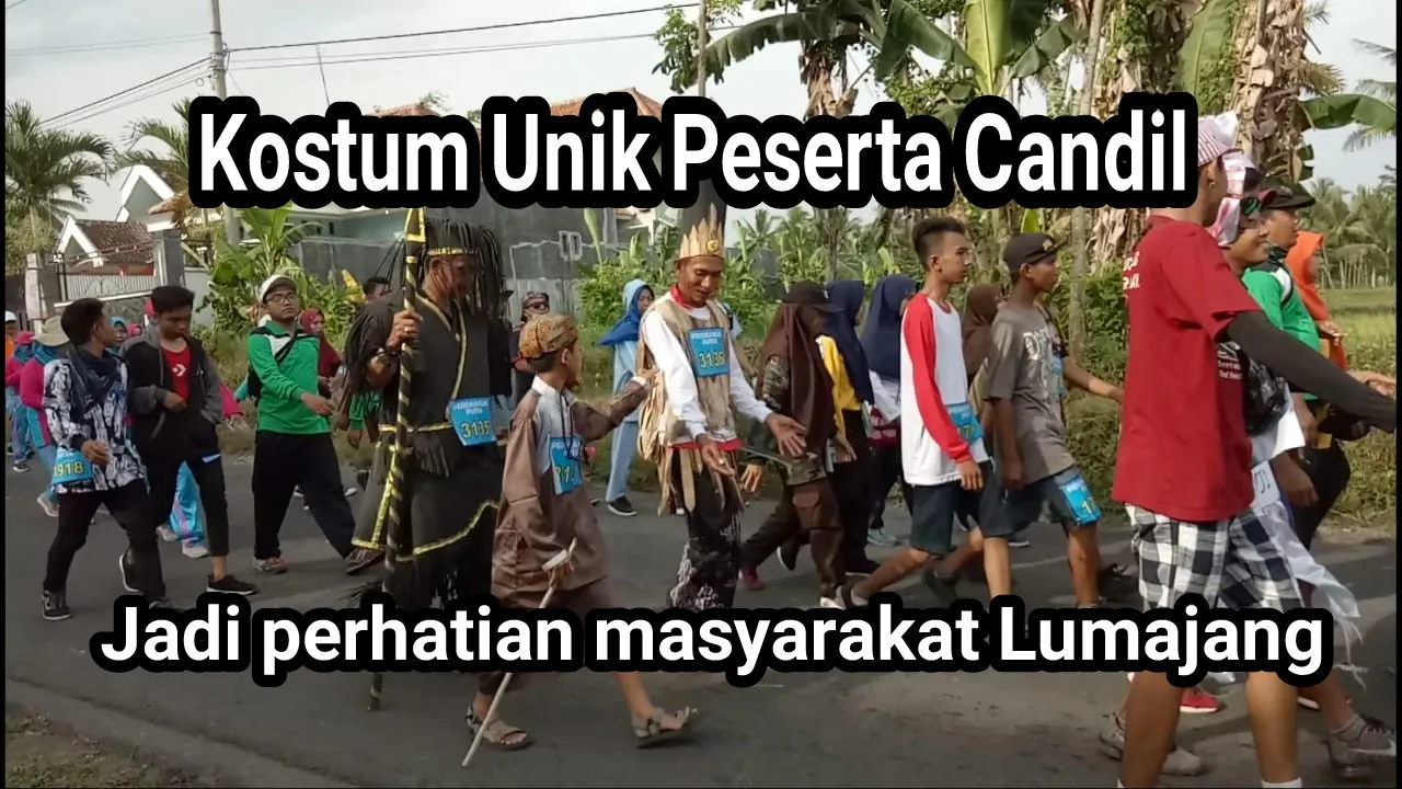 VIDEO : Peserta Gerak Jalan CANDIL Kenakan Kostum Unik