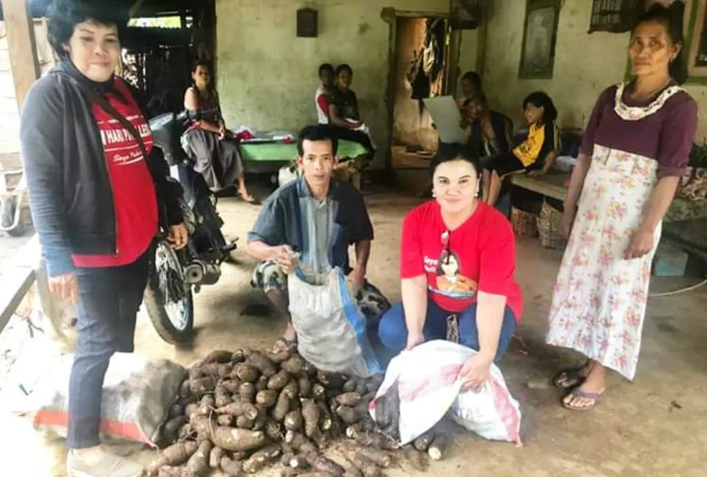 Hari Putri Lestari Kunjungi Sang Ratu Talas Mbote Semeru
