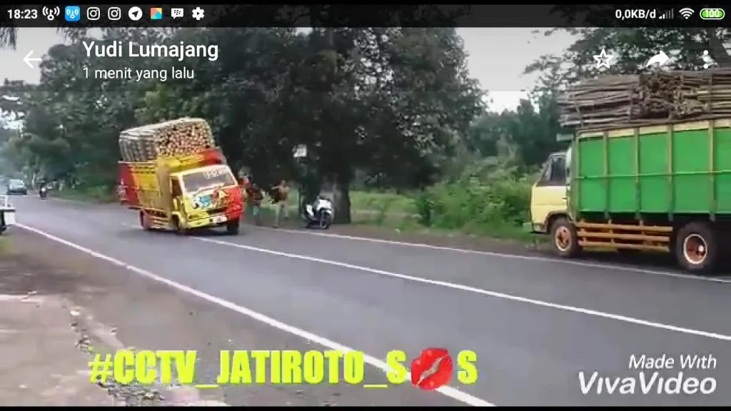 Truck Bergoyang Challenge Mulai Mewabah di Lumajang