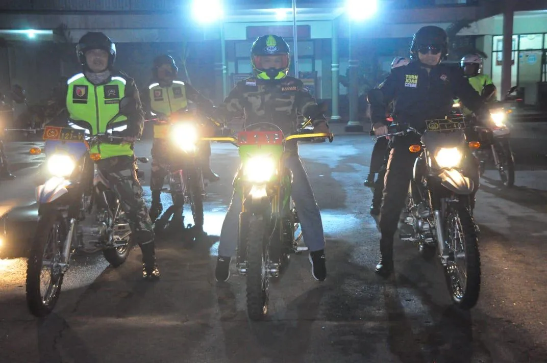 Cak Thoriq Bersama Kapolres dan Dandim Patroli Wilayah Lumajang Rawan Kriminlitas