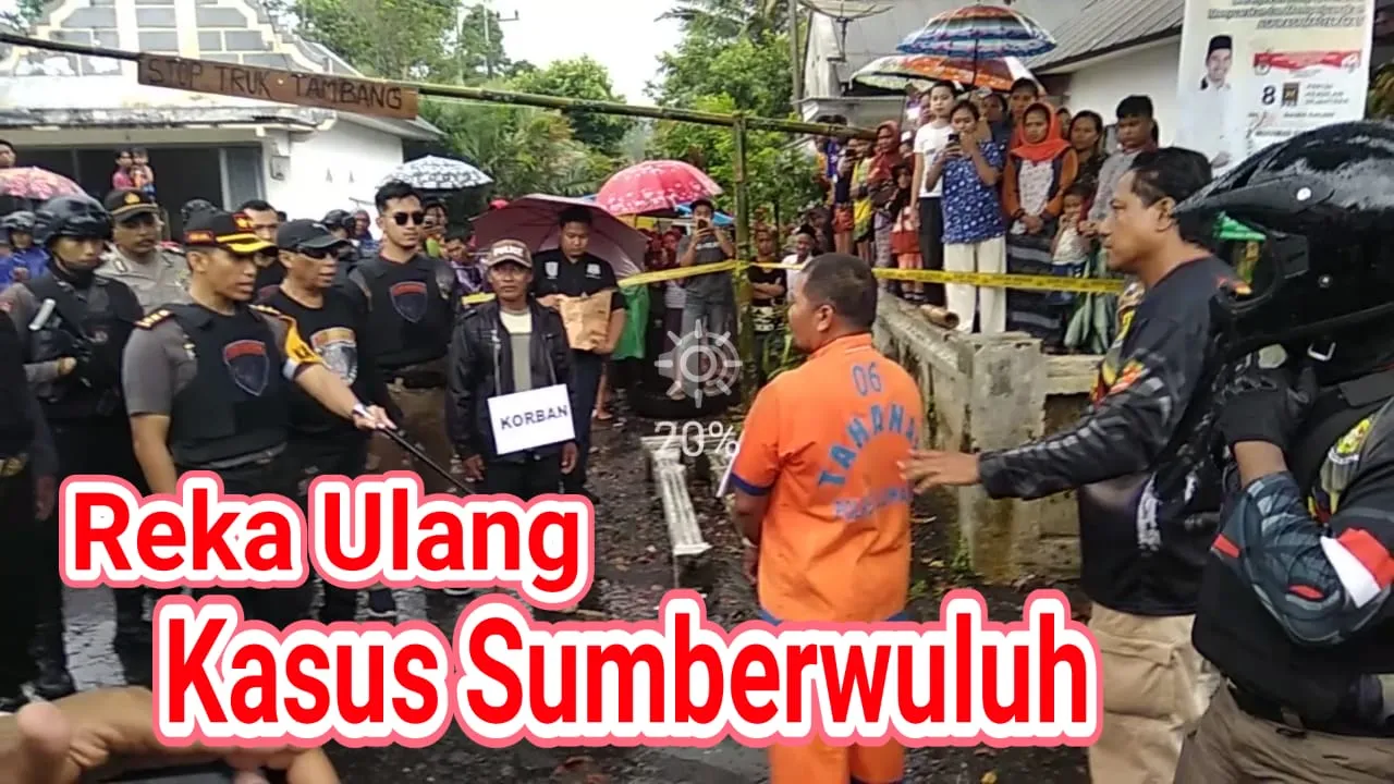 Video : Reka Ulang Kasus Pembacokan Sumberwuluh