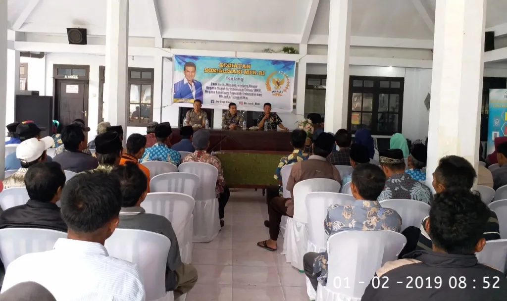 Sosialisasi 4 Pilar, Warga Sumberwuluh Minta Drs. Ayub Khan Bantu Pengembangan Pariwisata