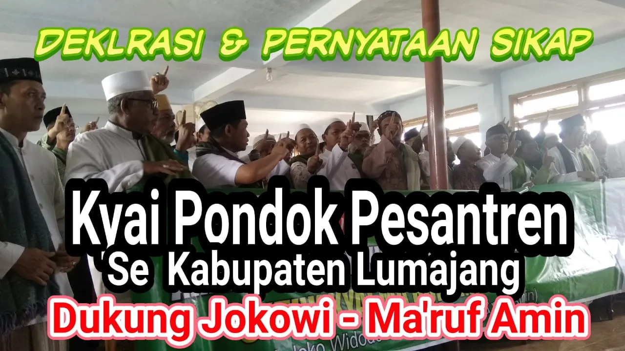 Video : Deklarasi dan Pernyataan Sikap Kyai Ponpes Se Lumajang Pemilu 2019