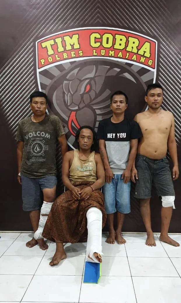 Inilah 6 Pelaku dan DPO Maling Sapi Wilayah Pasirian - Lumajang