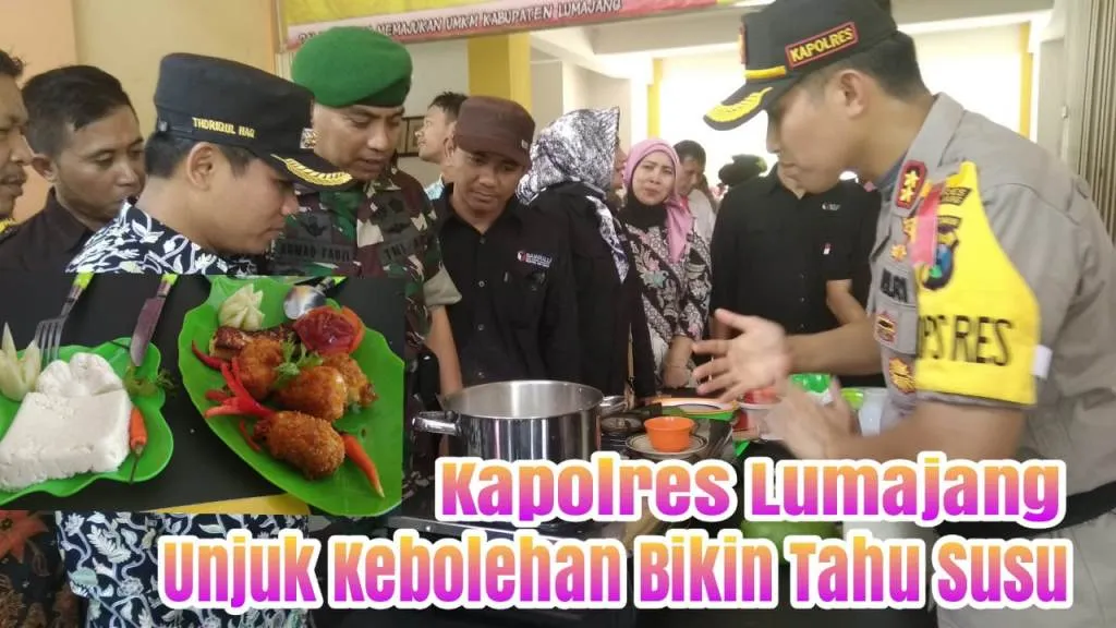 Video : Kapolres Lumajang Gelar Lomba Membuat Kreasi Tahu Susu
