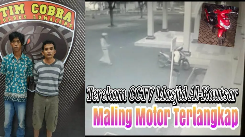 Video : Maling Bersarung di Masjid Al-Kautsar Diringkus Tim Cobra Polres Lumajang