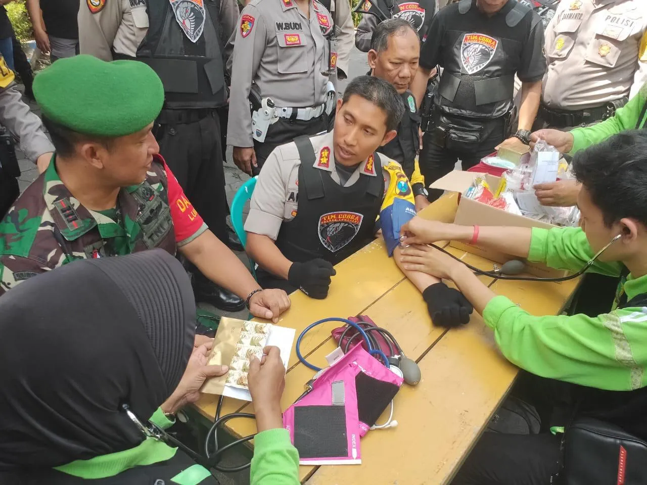 2 Anggota Linmas Meninggal, Kapolres Cek Kondisi Kesehatan Tim Pengamanan