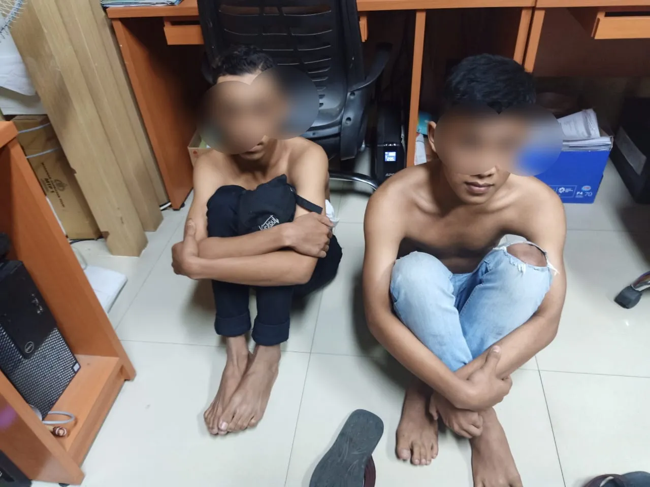 Petugas Tangkap Pemuda Bawa Sajam dan Okerbaya Saat Operasi di Toga
