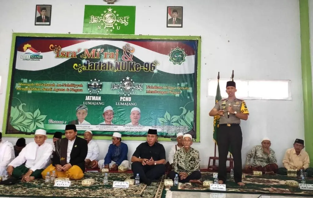 Kapolres Arsal Sahban Ajak Warga NU Lumajang Perangi Hoax