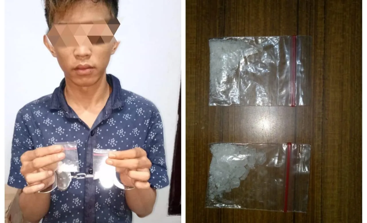 Budi Hermawan Randuagung Ditangkap Ketahuan Simpan Sabu - Sabu